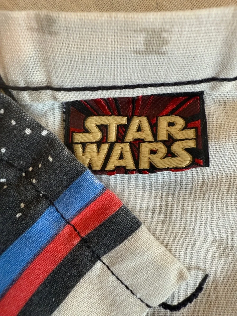STAR WARS Phantom Menace Starfighter TWIN Flat Sheet ONLY 1999 Vintage